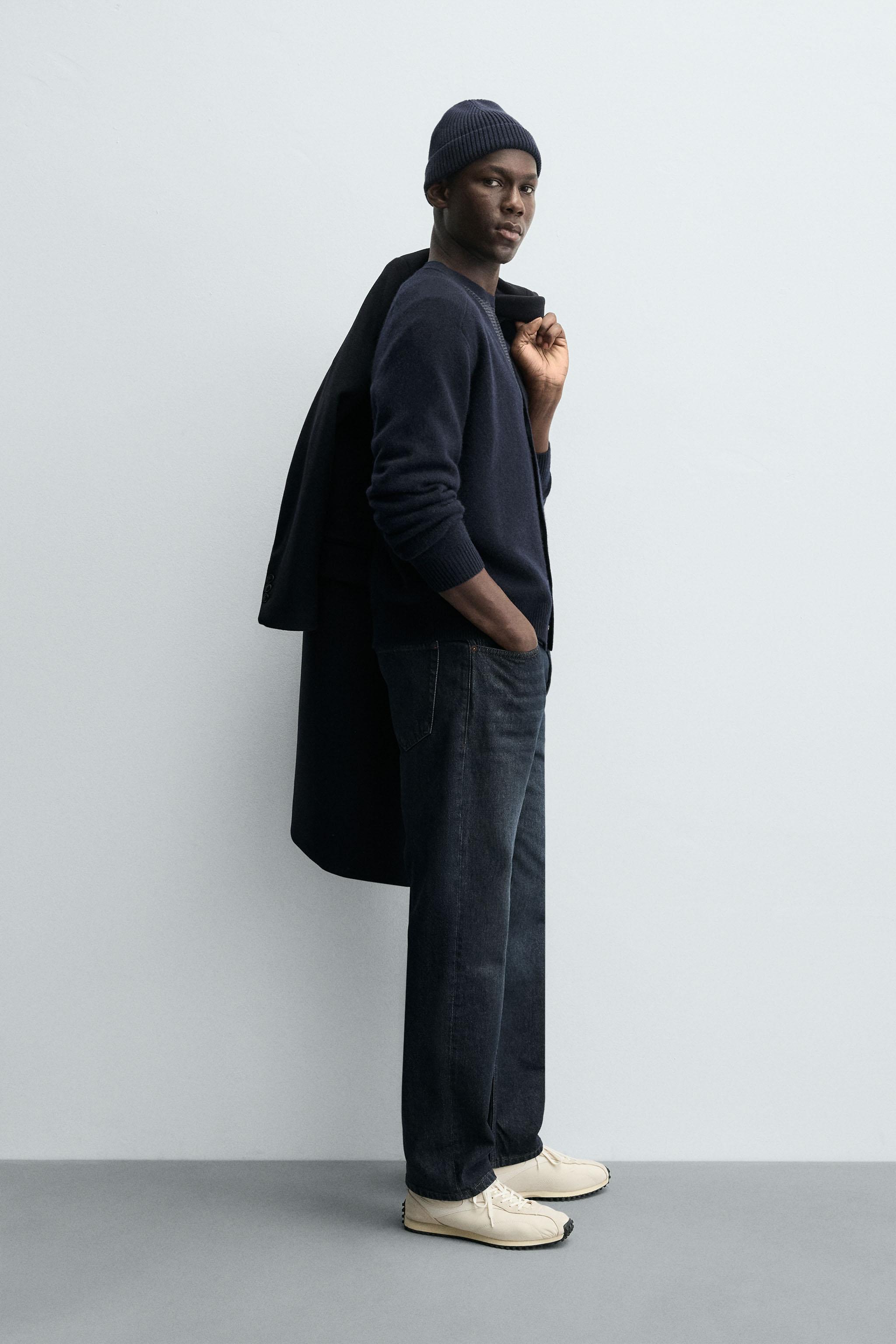 CARDIGAN REGULAR FIT EN MELANGE DE LAINE